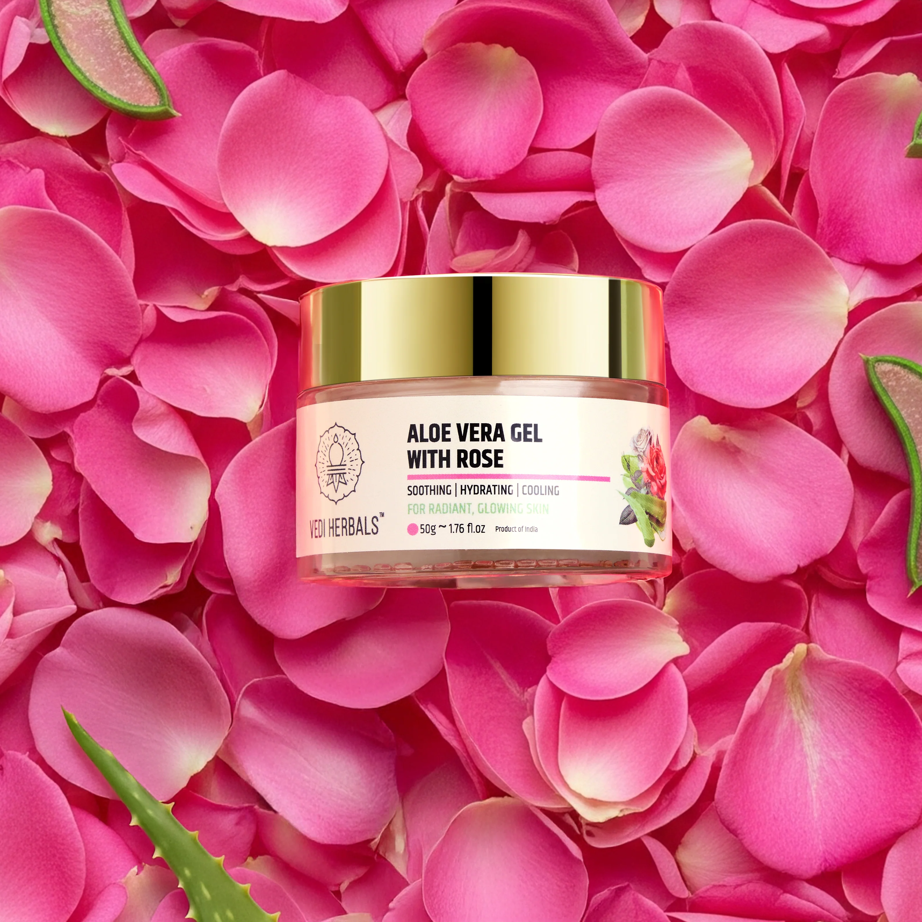 Aloe Vera Gel with Rose - Image 4