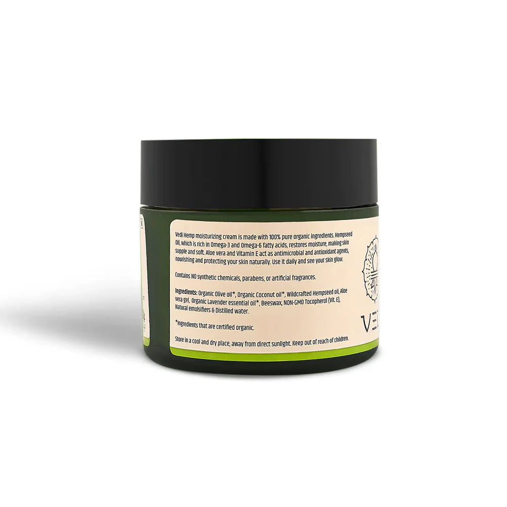 Aloe Vera & Hemp Moisturizing Cream - Image 2