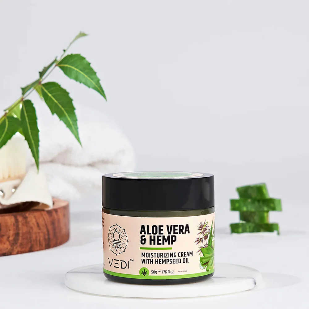 Aloe Vera & Hemp Moisturizing Cream - Image 3