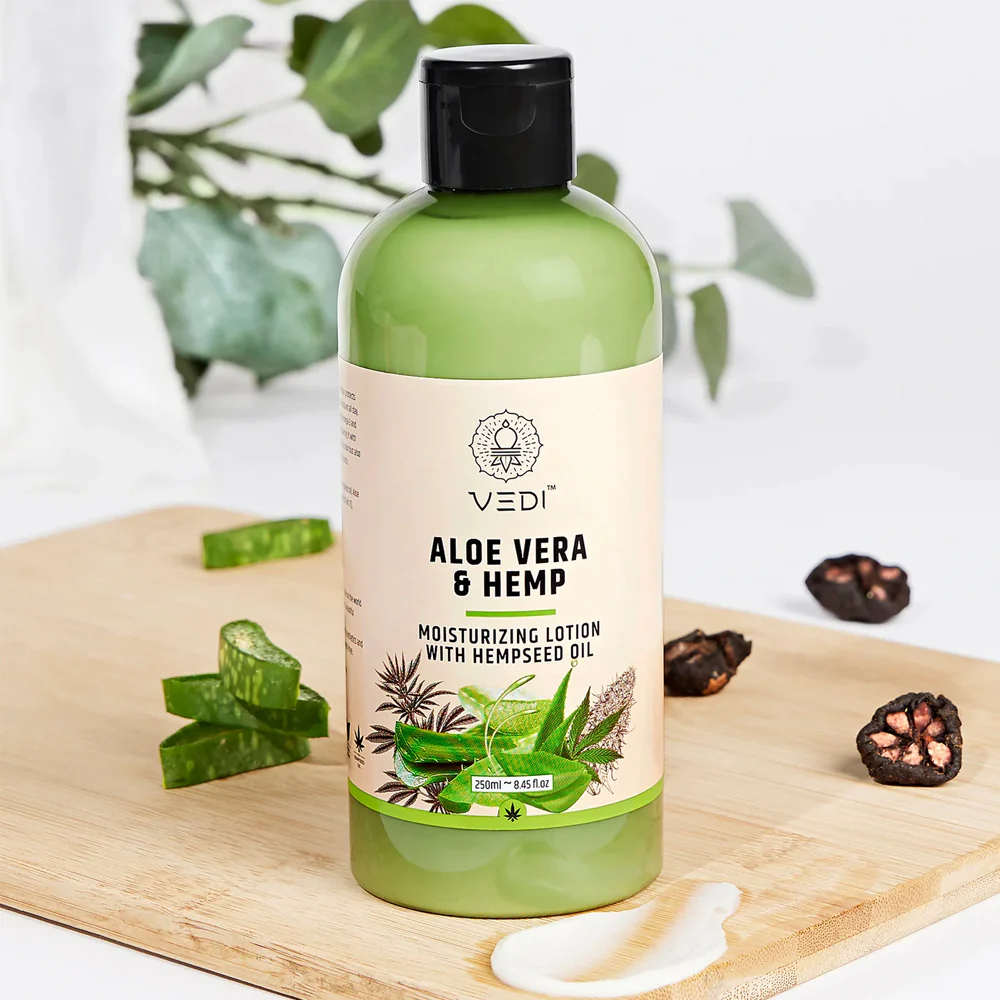 Aloe Vera & Hemp Moisturizing Lotion - Image 3
