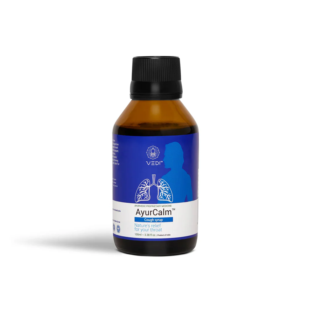 Ayurcalm | Ayurvedic Cough Syrup For Quick Relief From Dry, Wet Cough
