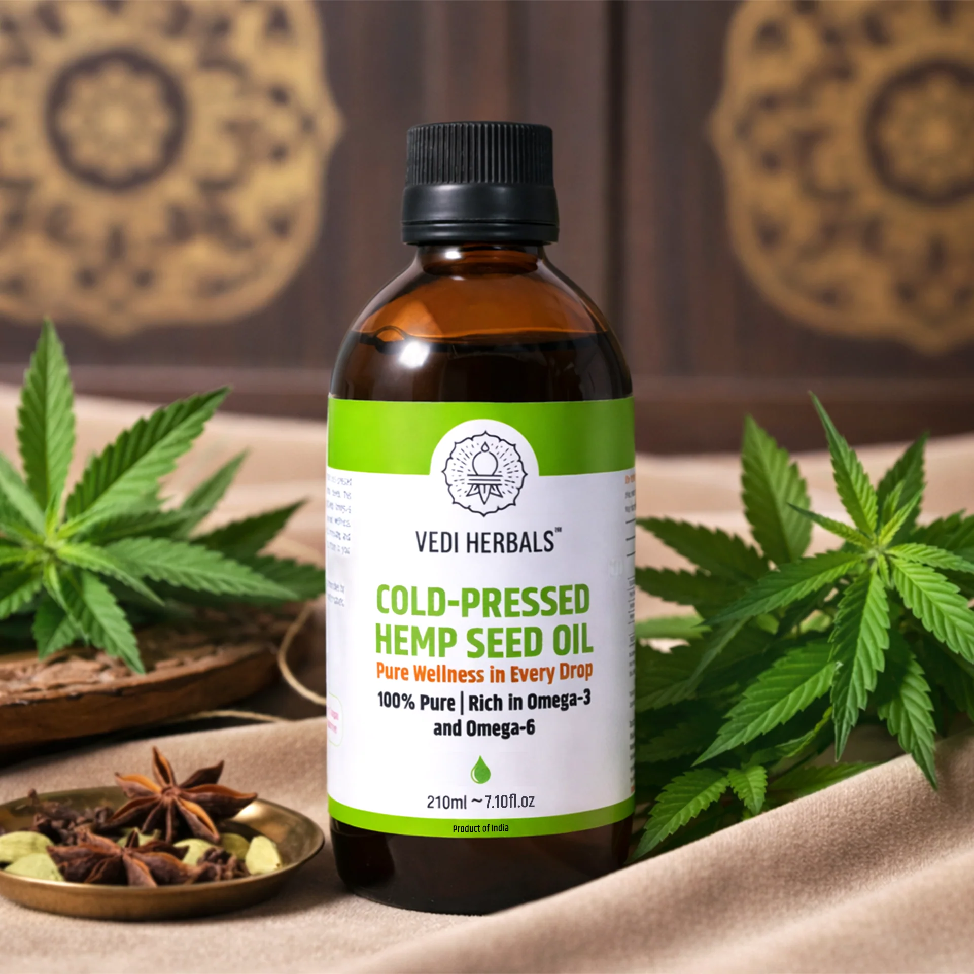 Hempseed oil - Coldpressed - Image 3
