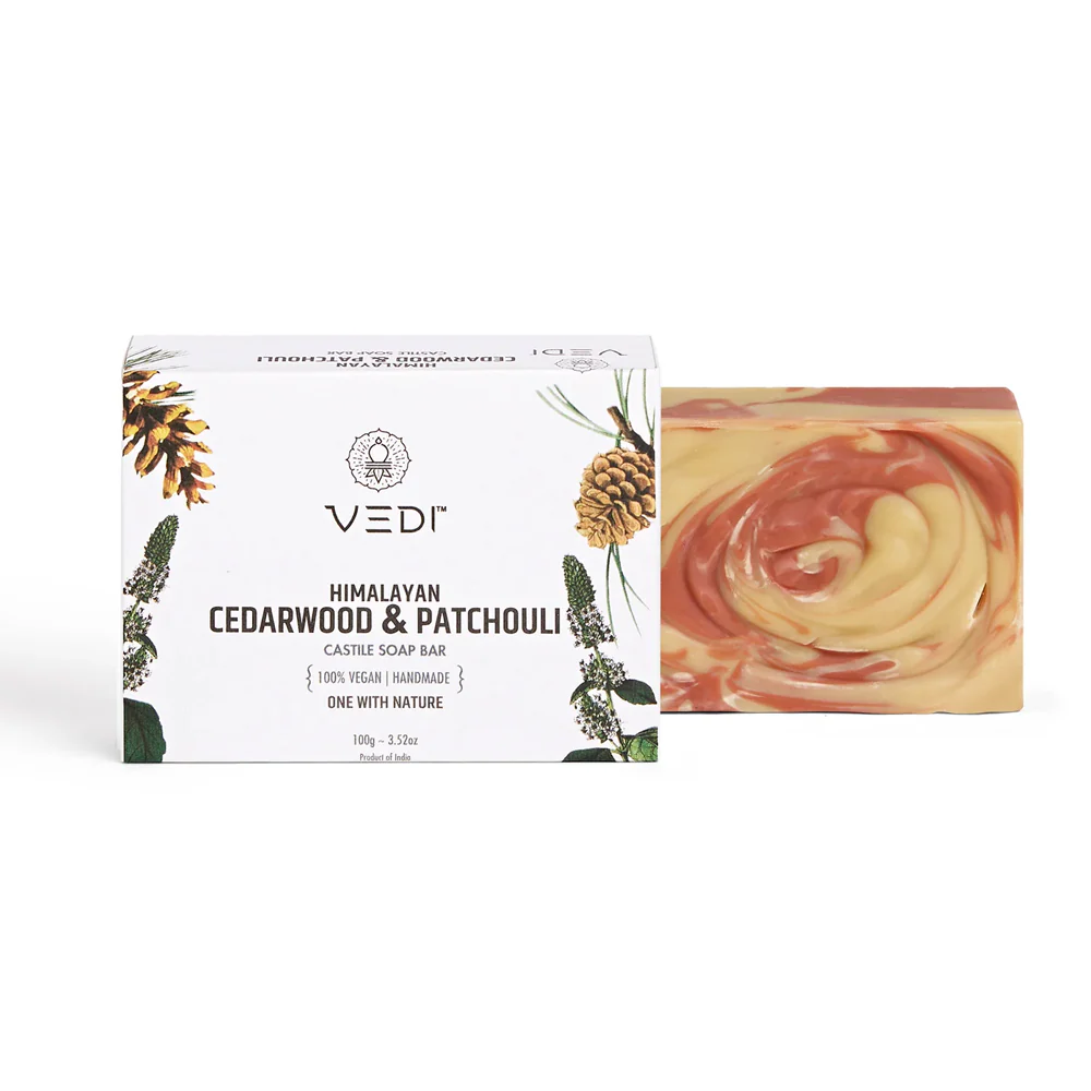 Himalayan Cedarwood & Patchouli Castile Soap Bar - Image 3
