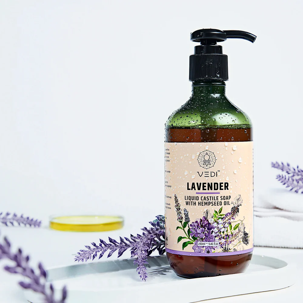 Lavender Liquid Castile Soap With Hempseed Oil - Image 3