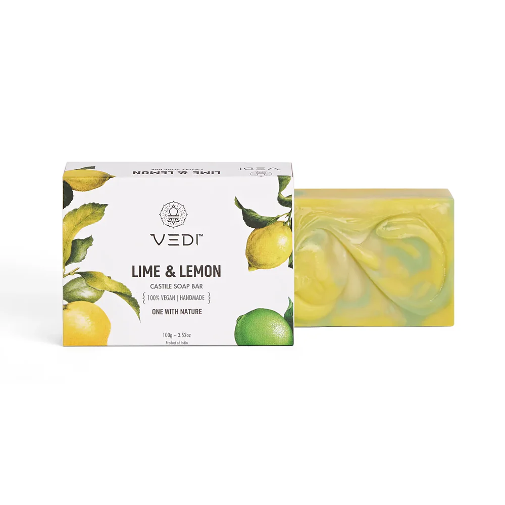 Lime & Lemon Castile Soap Bar - Image 3