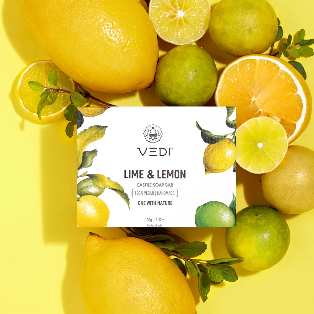 Lime & Lemon Castile Soap Bar - Image 4