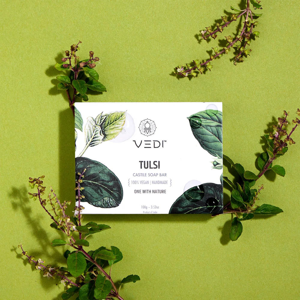 Tulsi Castile Soap Bar - Image 4